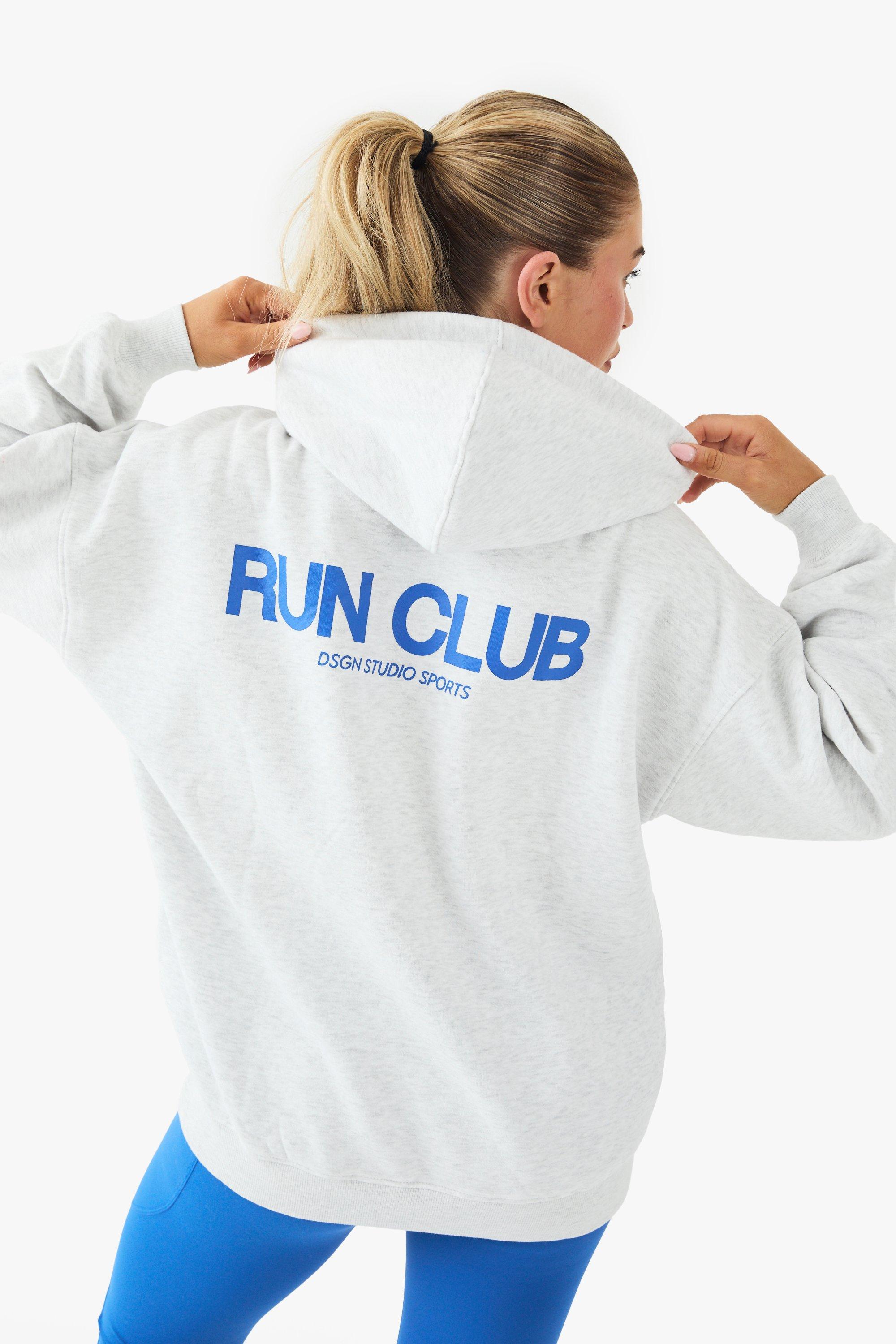 DSGN Studio Sport Run Club Oversized Hoodie | boohoo USA DSGN Studio Sport Run Club Oversized Hoodie | boohoo USA